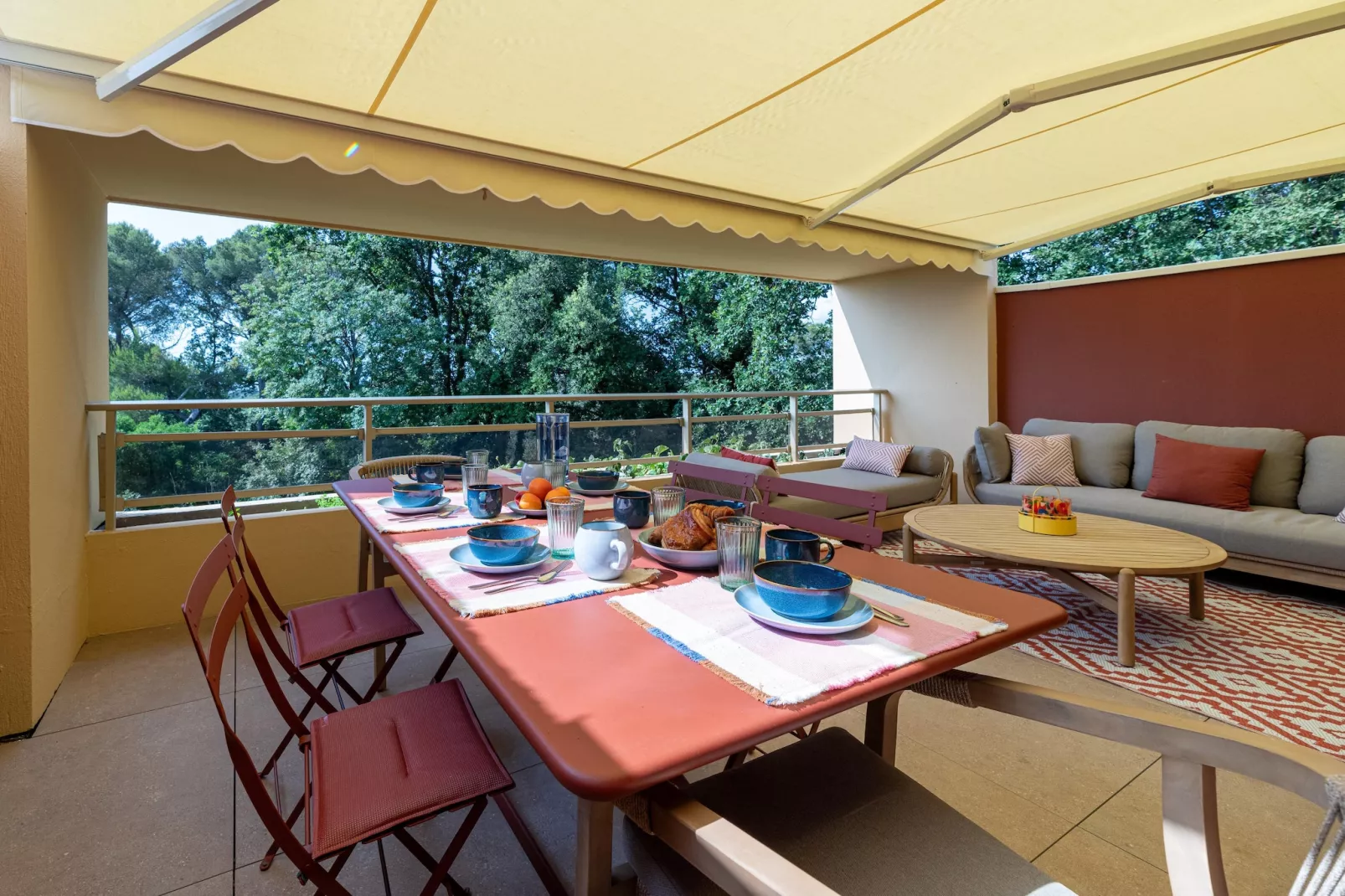 Duplex haut standing vue mer et forêt-Terrasbalkon