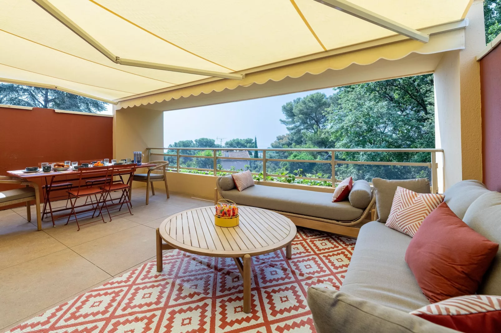 Duplex haut standing vue mer et forêt-Terrasbalkon