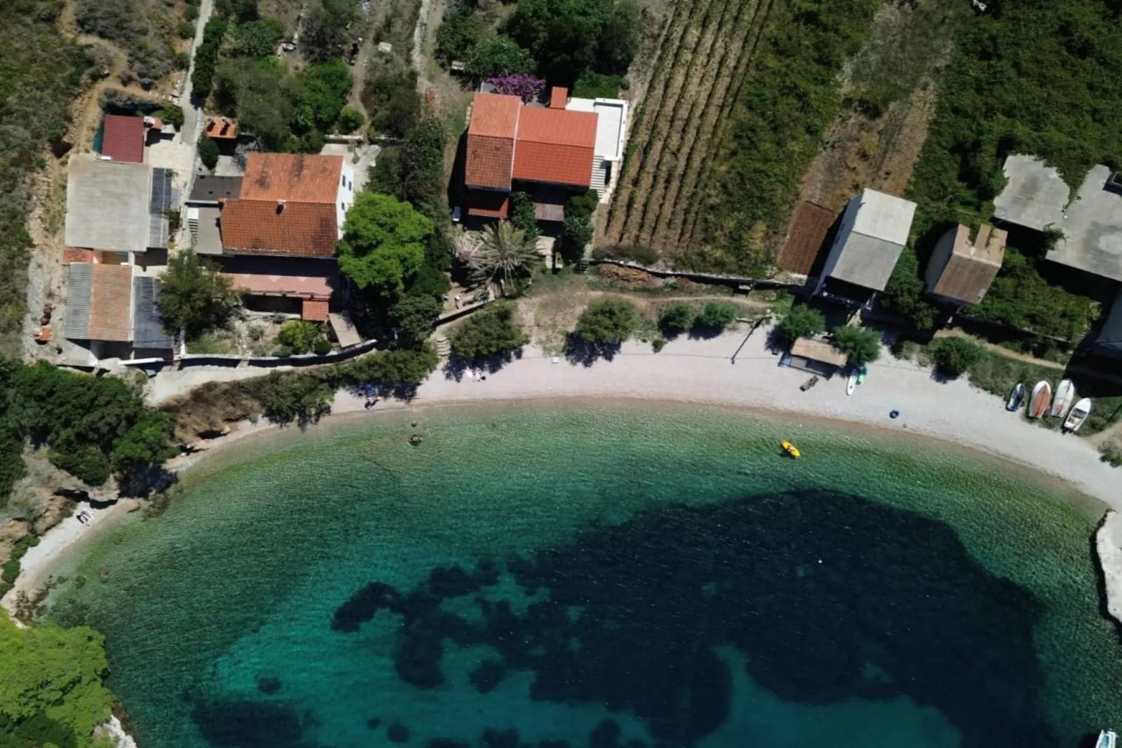 Apartments Stiniva Hvar - One Bedroom Apartment With Terrace (A1)-Buitenlucht