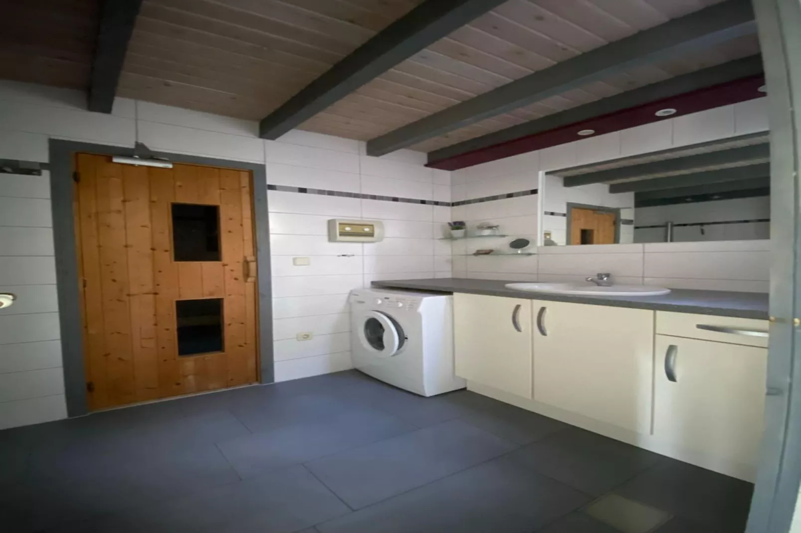 FH Wildgans Comfort mit Sauna & Kaminofen 81 qm 85-Badkamer