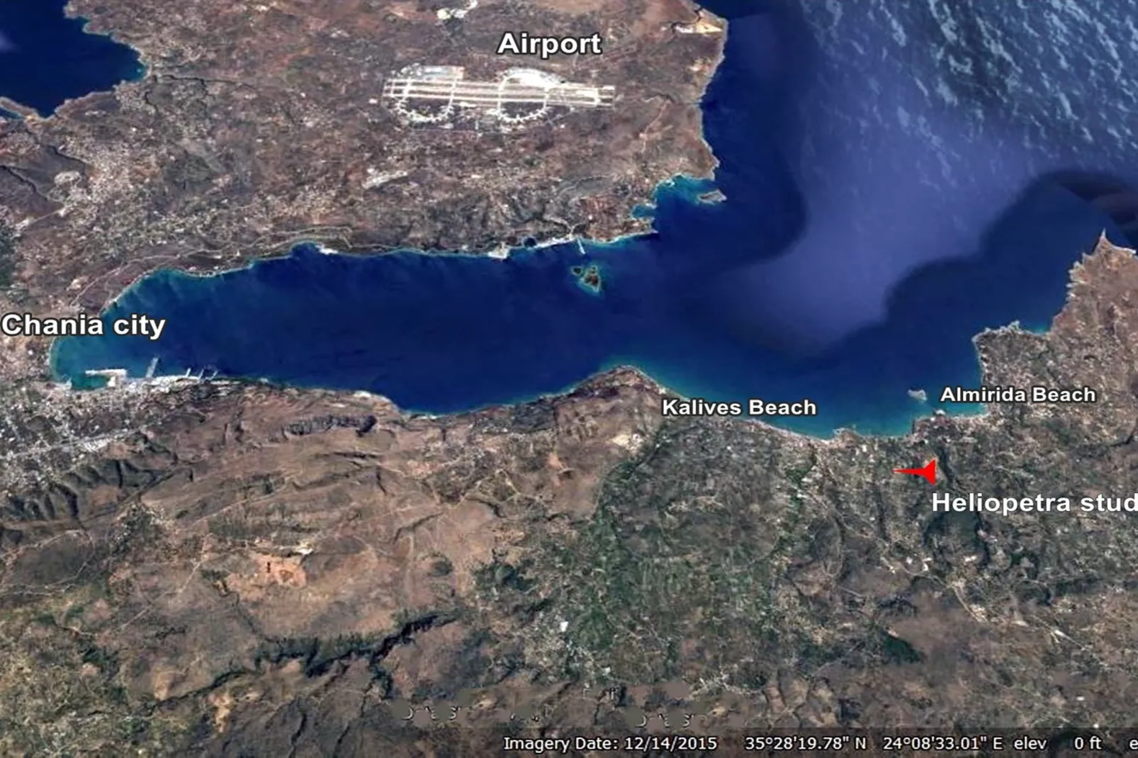 Heliopetra House-Gebieden zomer 5km