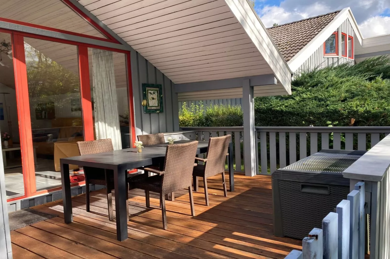 FH Wildgans Comfort mit Sauna & Kaminofen 81 qm 85-Terrasbalkon