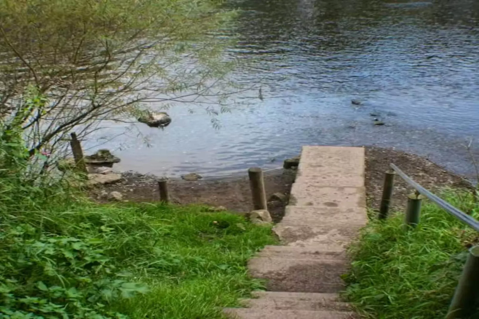 River Wye Lodge-Gebieden zomer 1km