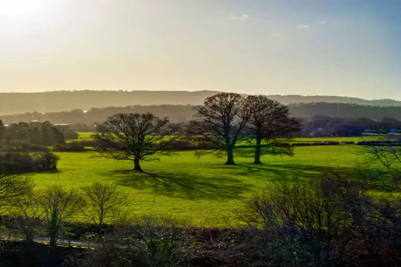Manor on the Monnow-Gebieden zomer 1km