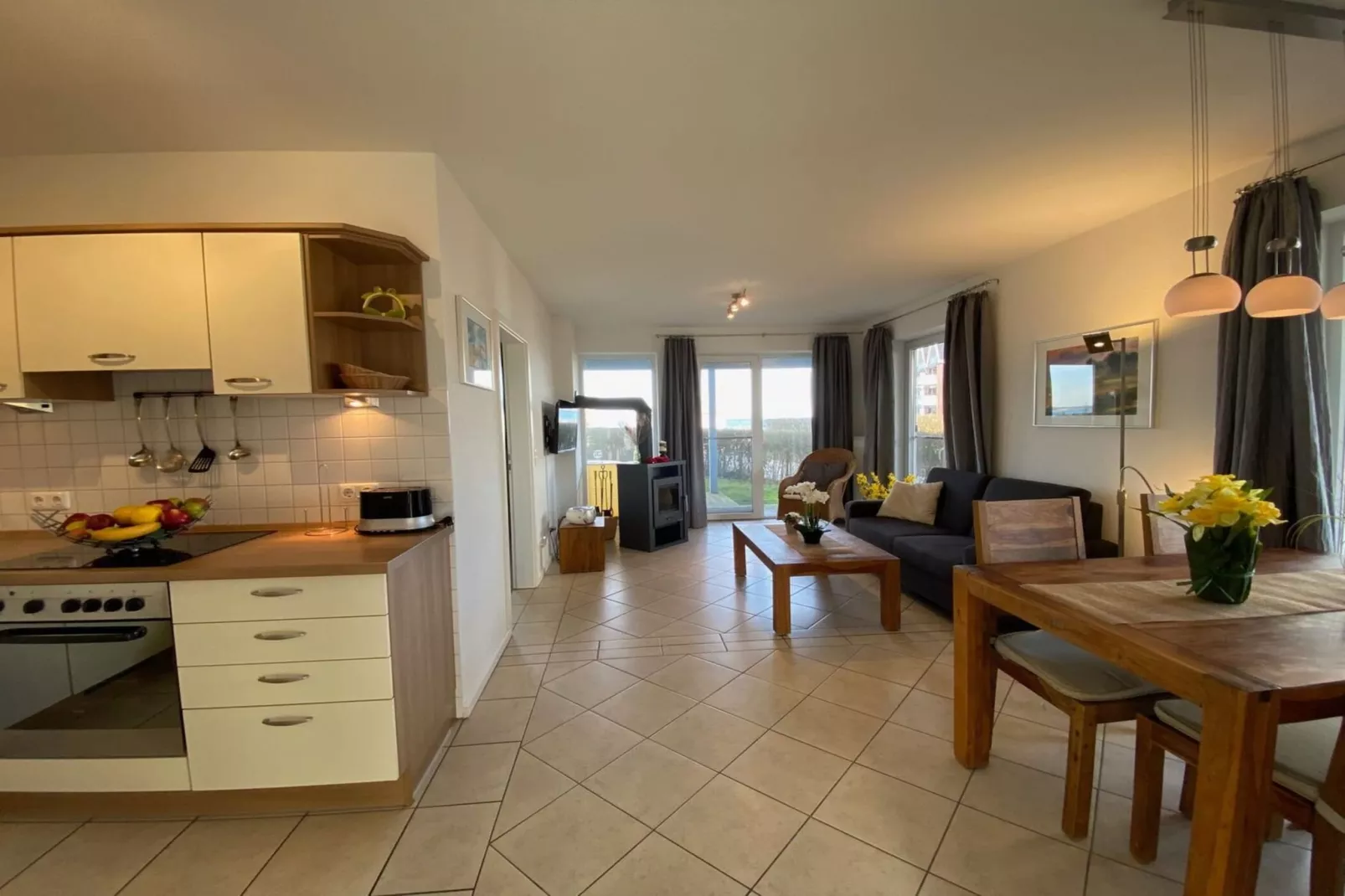 Kapitänshaus Gartendeck 64 qm Nr 442-Keuken