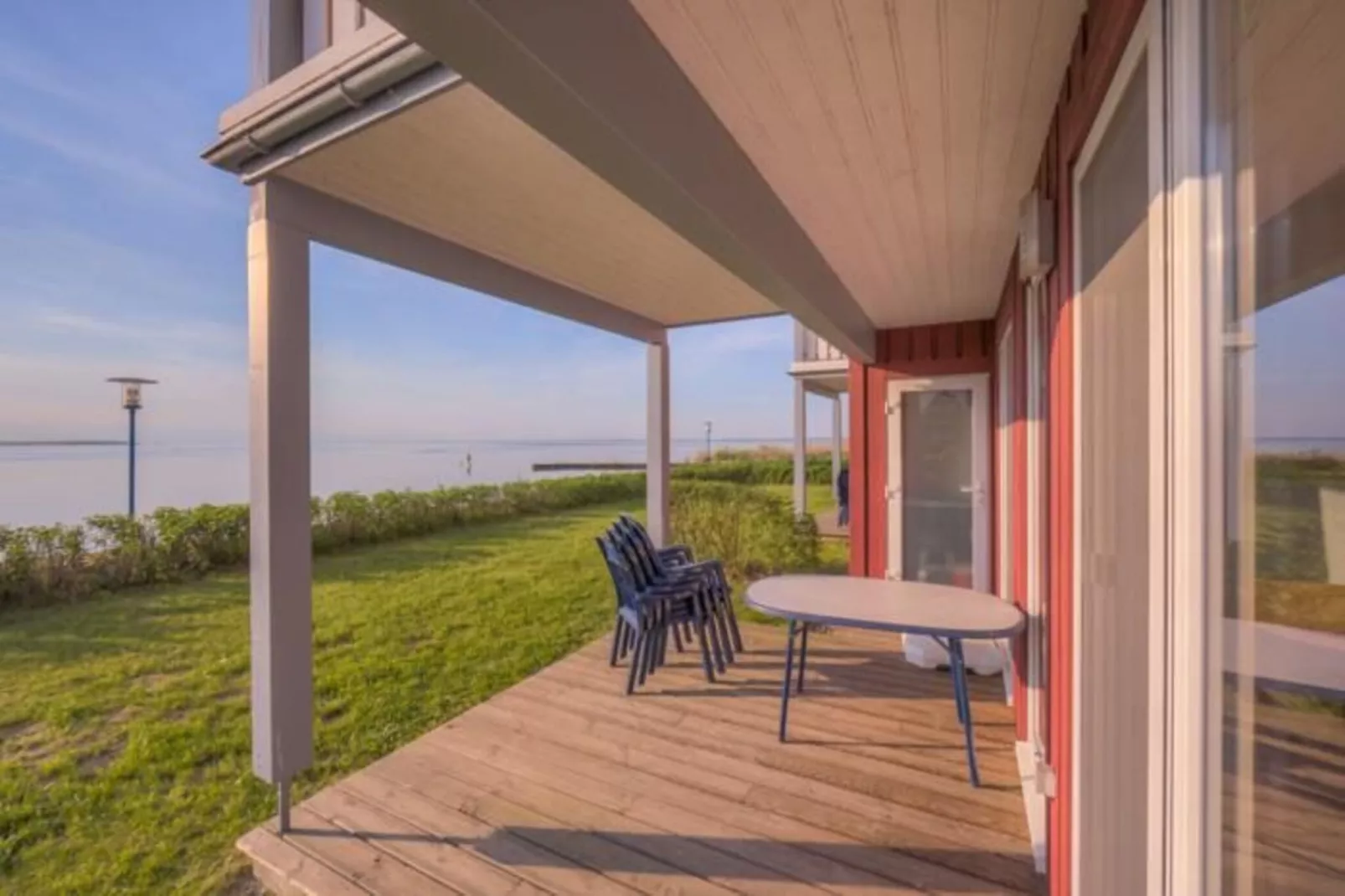 Kapitänshaus Gartendeck 64 qm Nr 491-Terrasbalkon