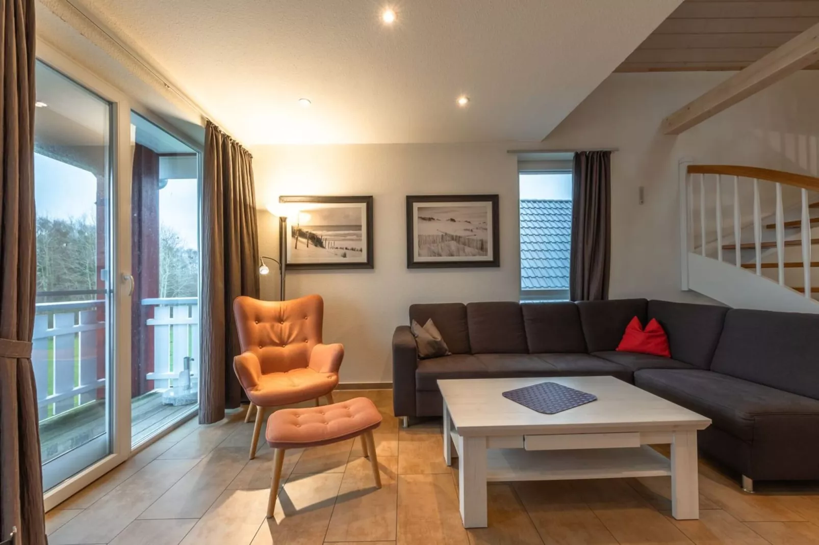 Kapitänsdeck 6 Pers 526-Woonkamer