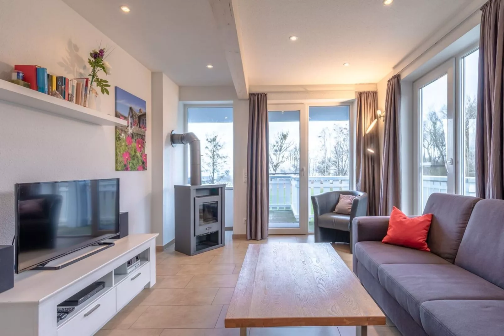 Kapitänsdeck 6 Pers 534-Woonkamer