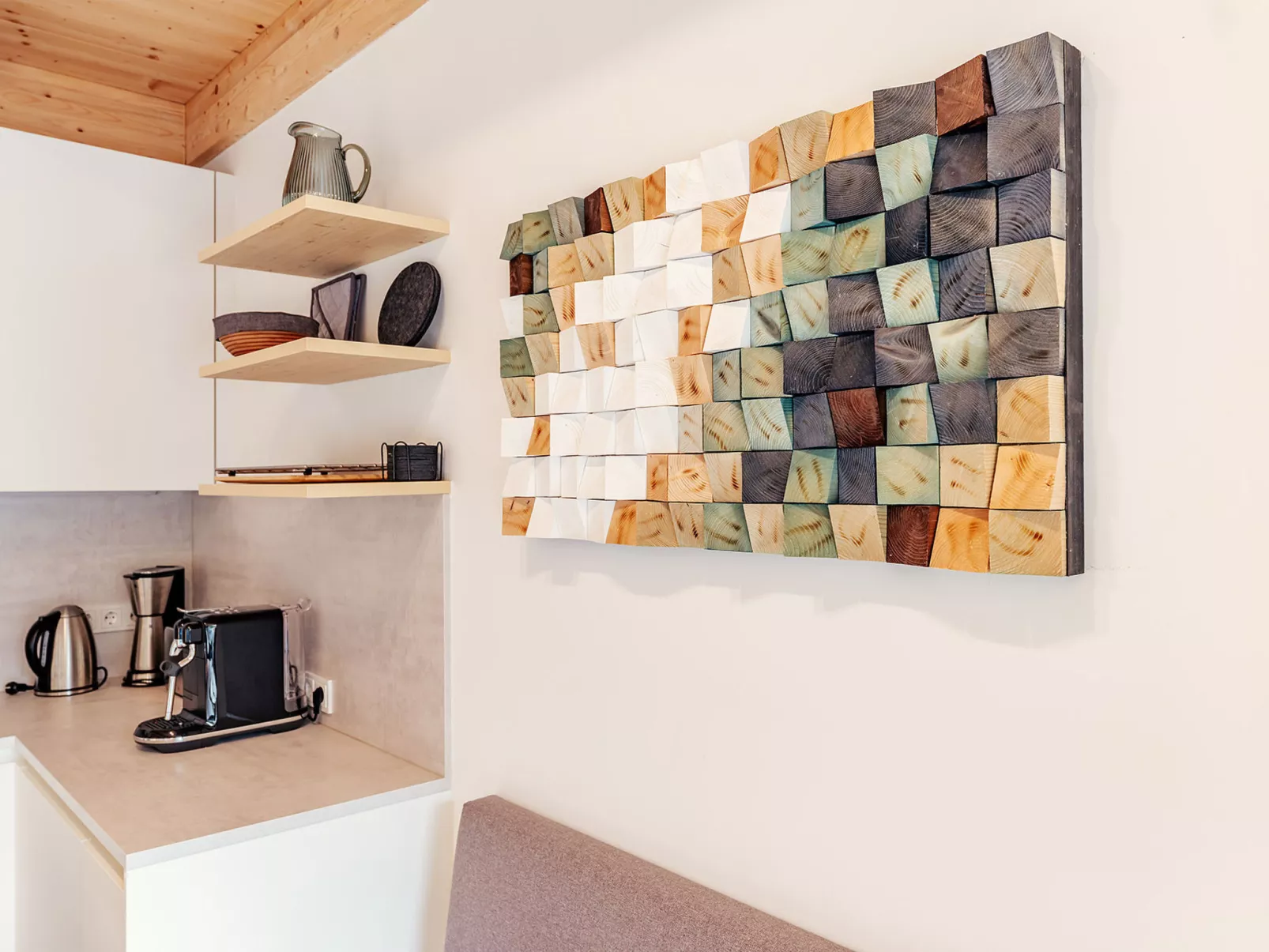 Chalet Nr. 1 mit 2 Schlafzimmern und Sauna-Binnen