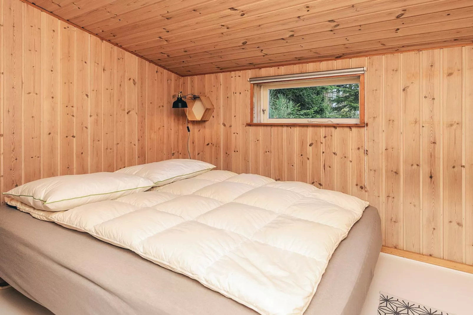 Kusthut met hottub-Binnen