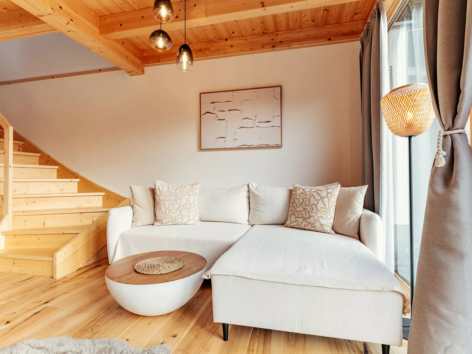 Chalet Nr. 4 mit 2 Schlafzimmern und Sauna-Binnen