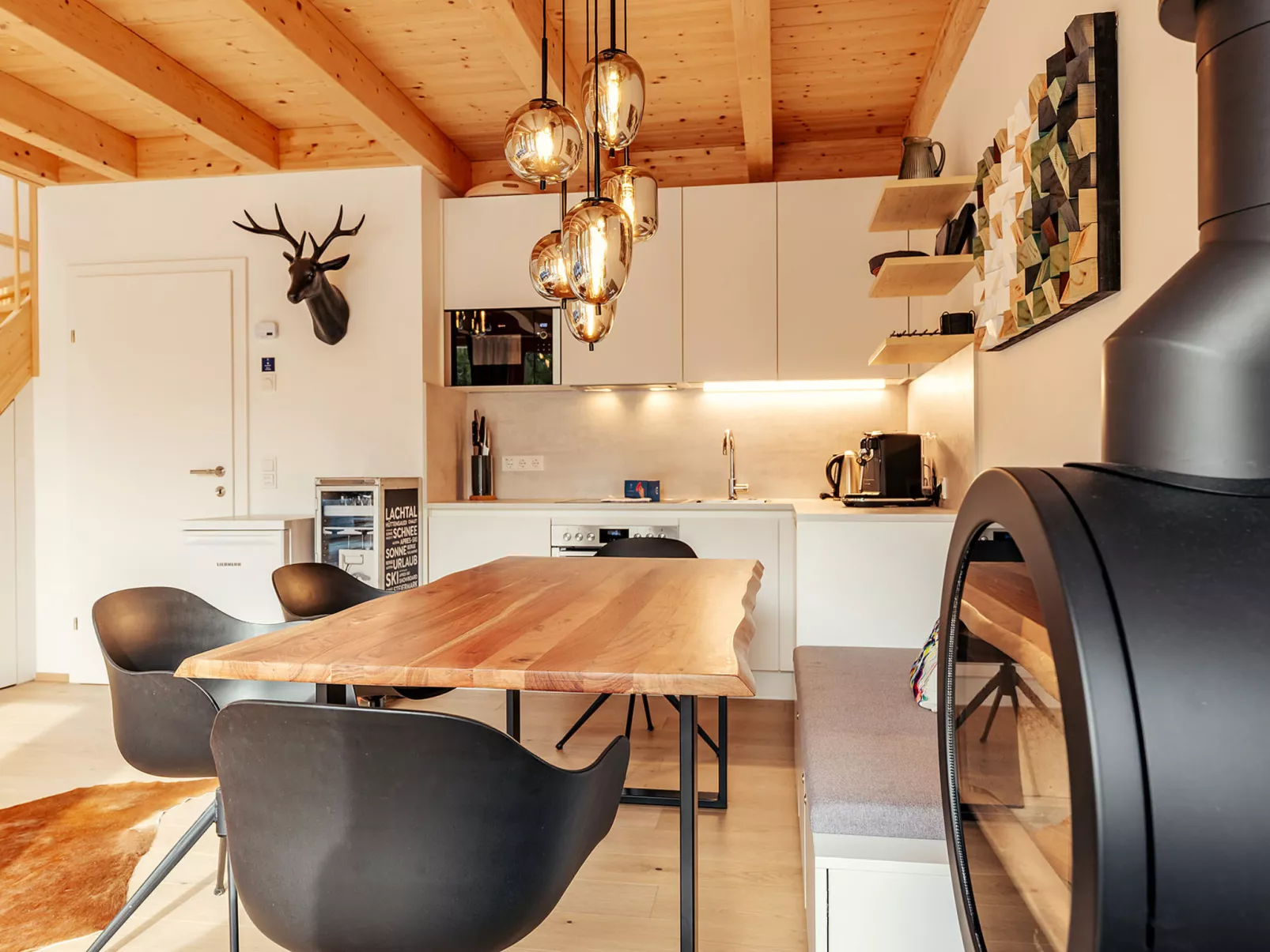 Chalet Nr. 1 mit 2 Schlafzimmern und Sauna-Binnen