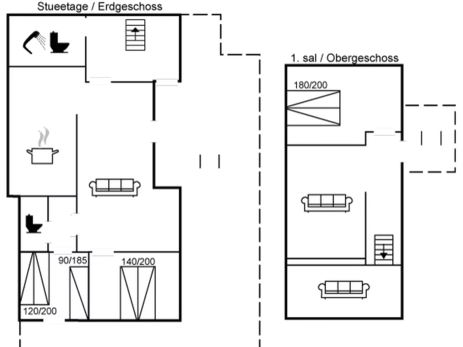 "Trude" - 250m from the sea