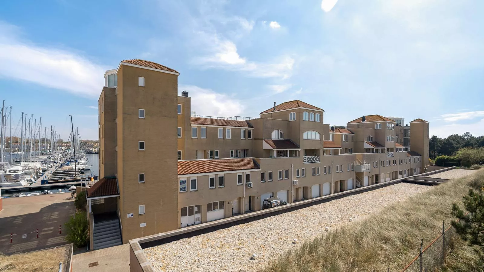 De Brouwersdam-Buitenkant zomer