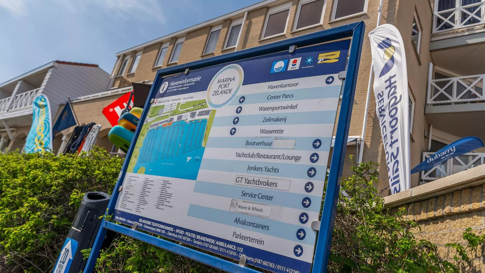 De Brouwersdam-Gebieden zomer 1km