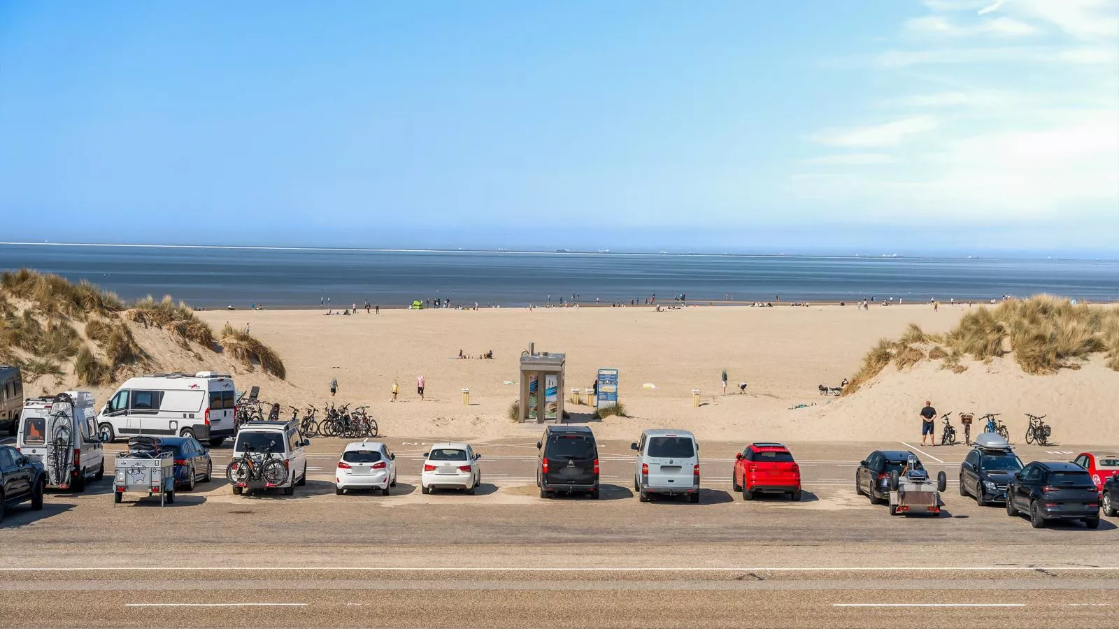 De Brouwersdam-Gebieden zomer 1km