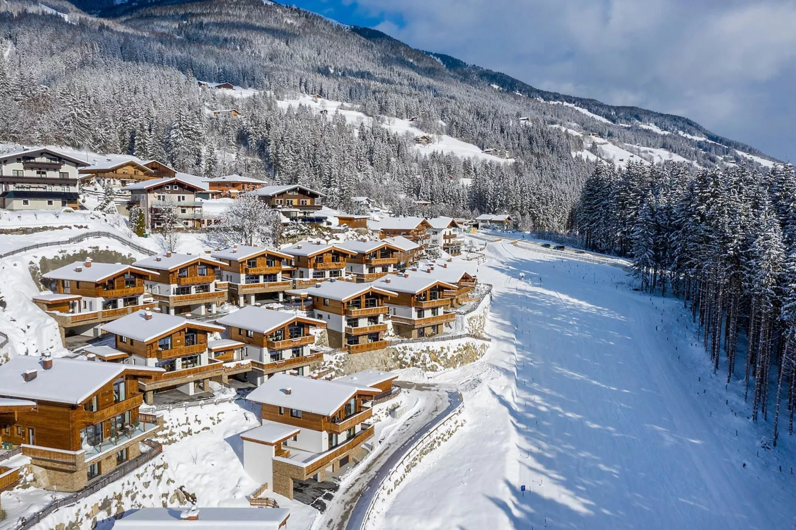 Nationalpark Chalet Arventalspitze-Exterieur winter