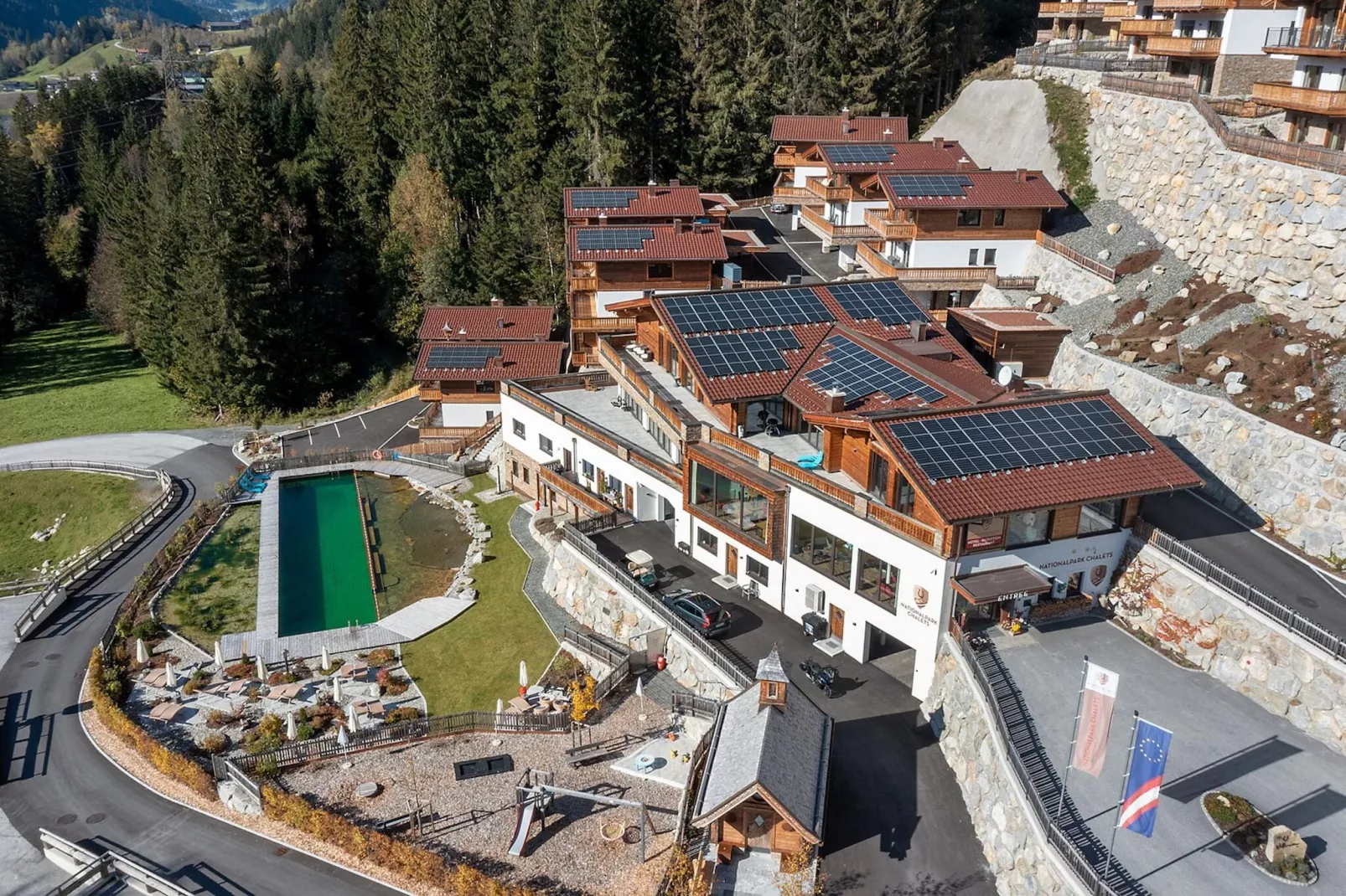 Nationalpark Chalet Arventalspitze-Parkfaciliteiten