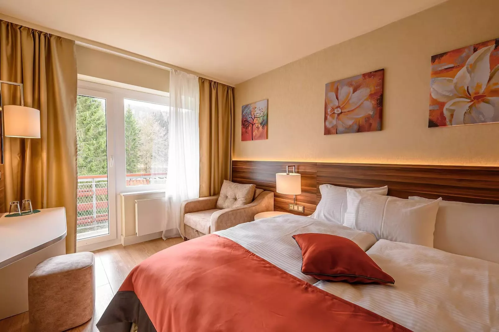 Schwarzbachtal  - Double Room Forest View with Balcony