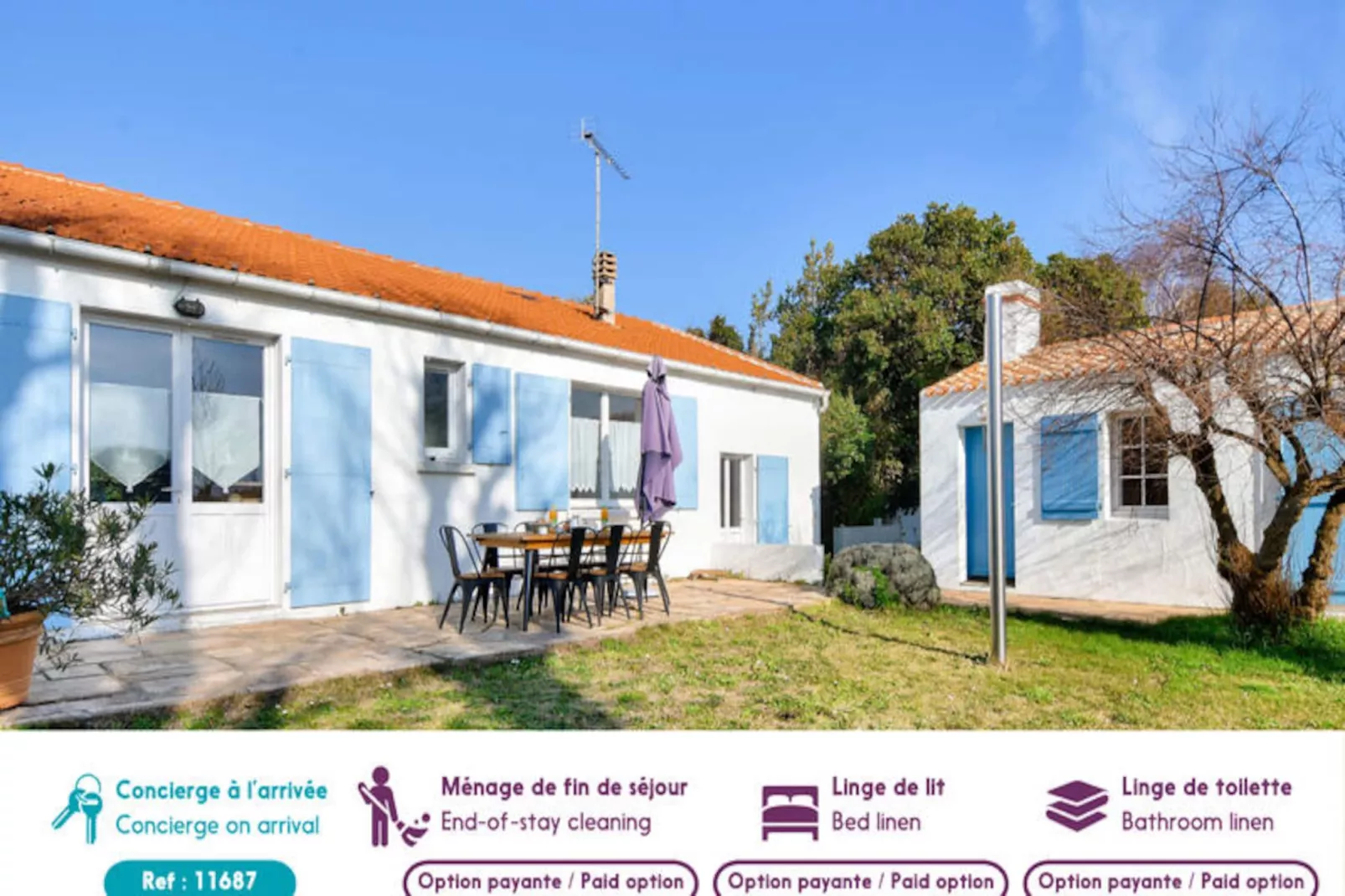 Maison à Barbâtre - Ile de Noirmoutier-Niet-getagd