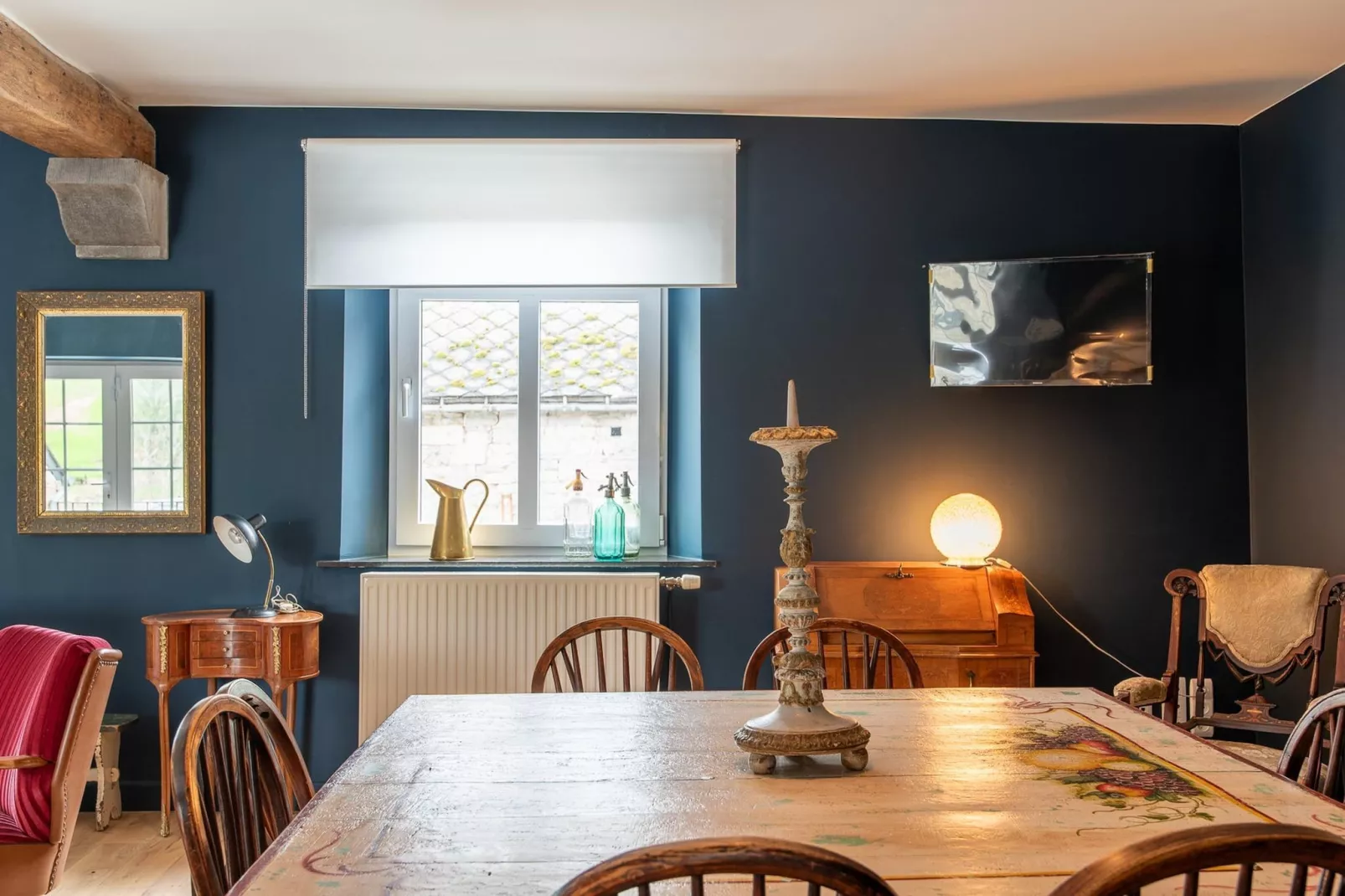 Maison Bleue-Woonkamer