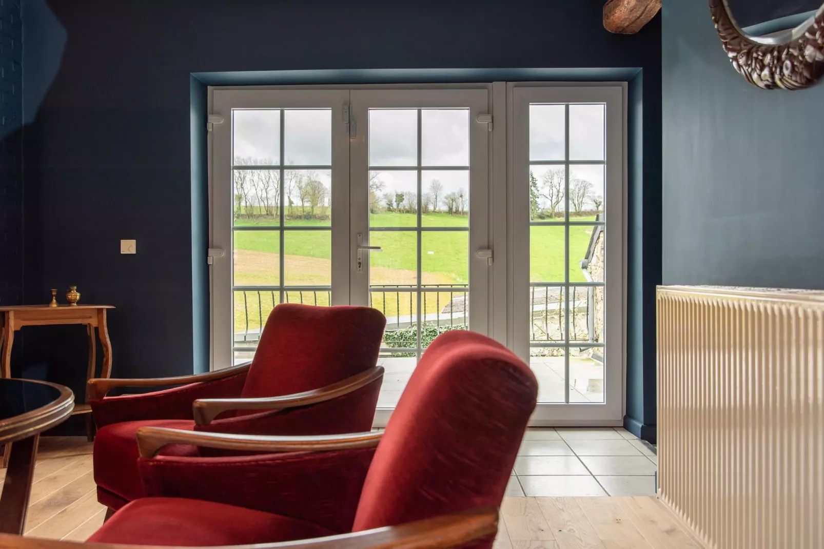 Maison Bleue-Woonkamer