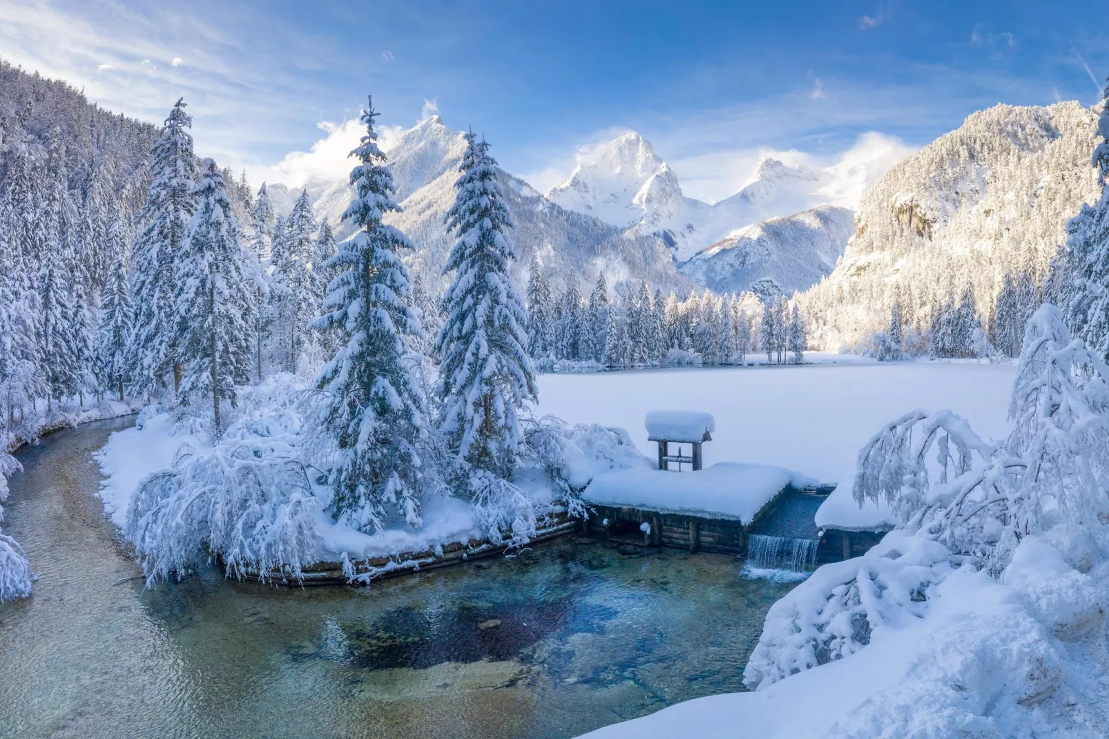 Schiederweiher-Gebied winter 5km