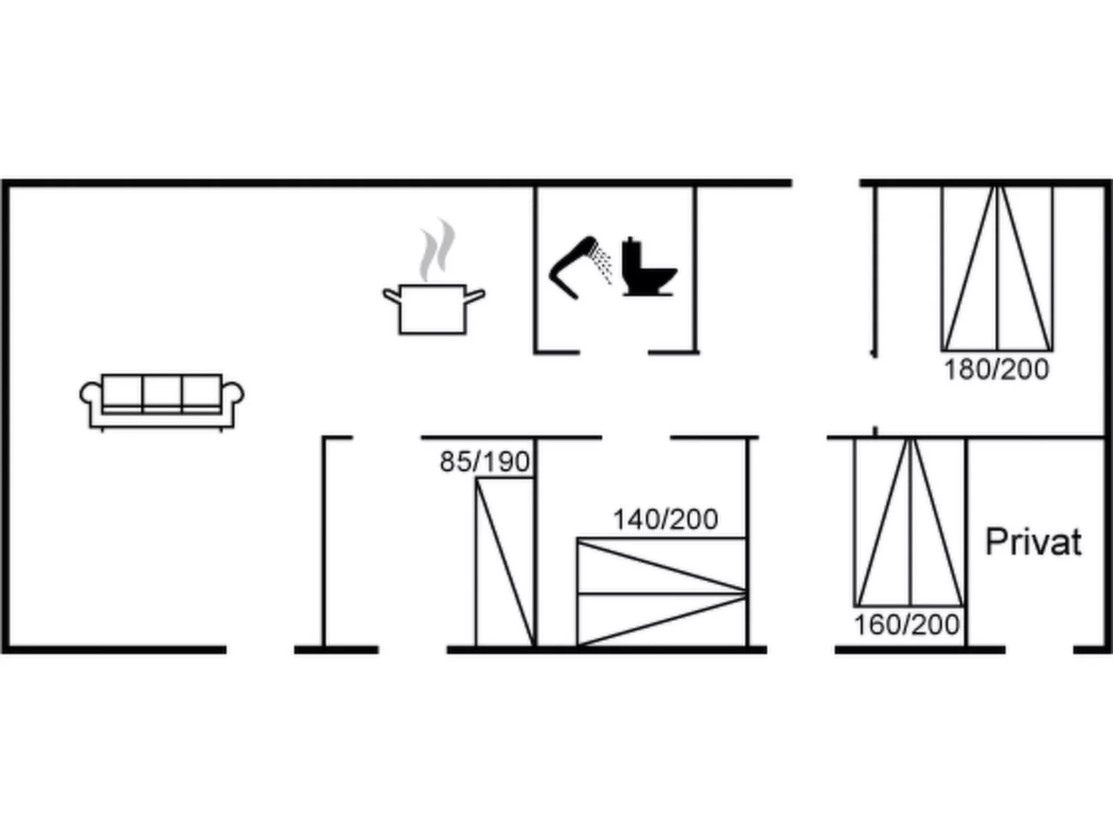 "Anneka" - 750m from the sea-Binnen