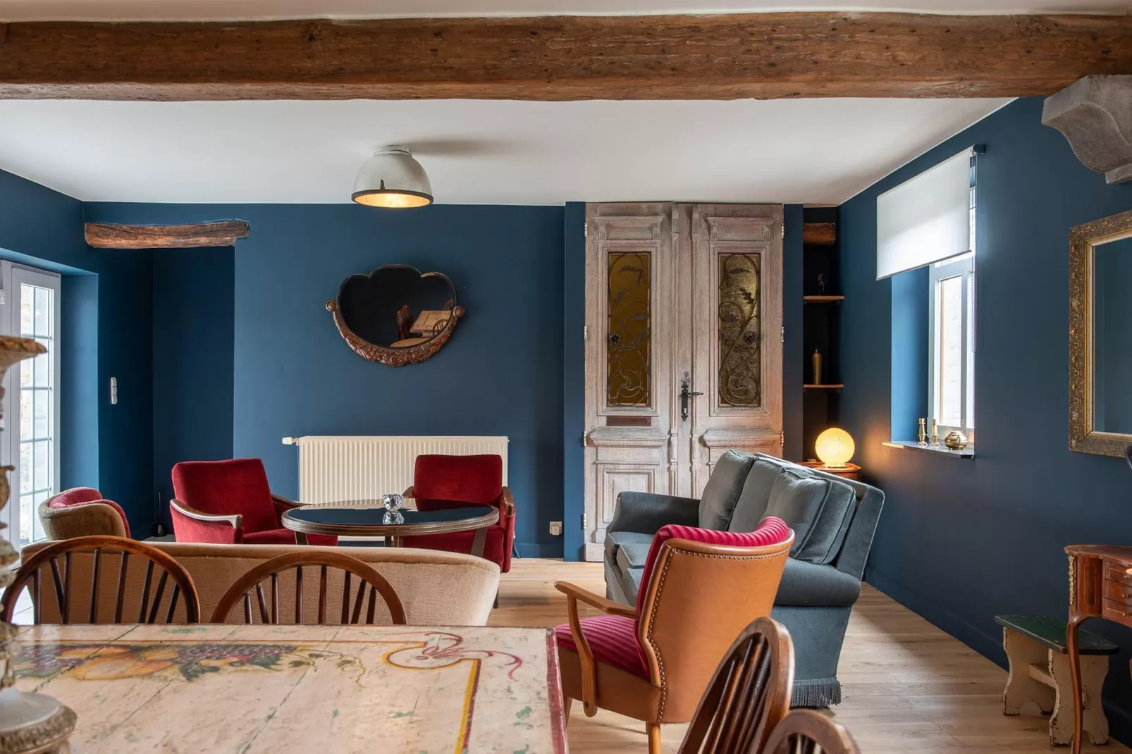 Maison Bleue-Woonkamer