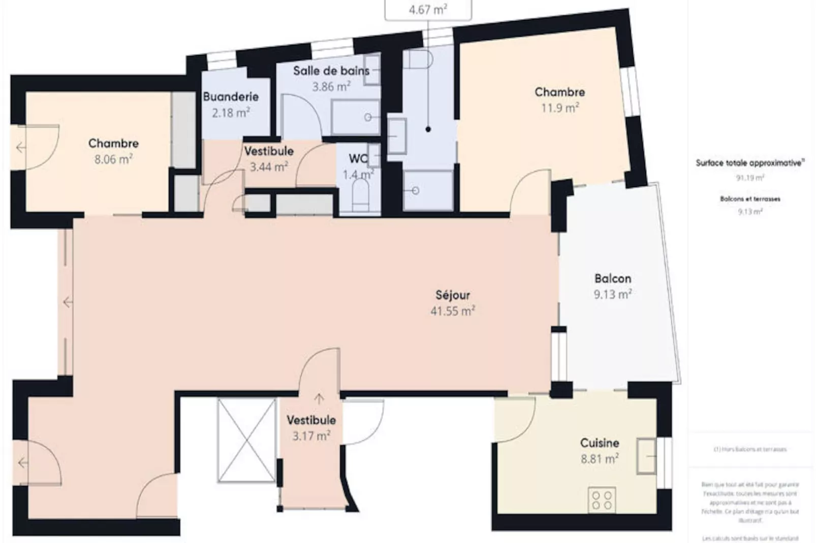 Appartements à Les Sables d'Olonne-Niet-getagd