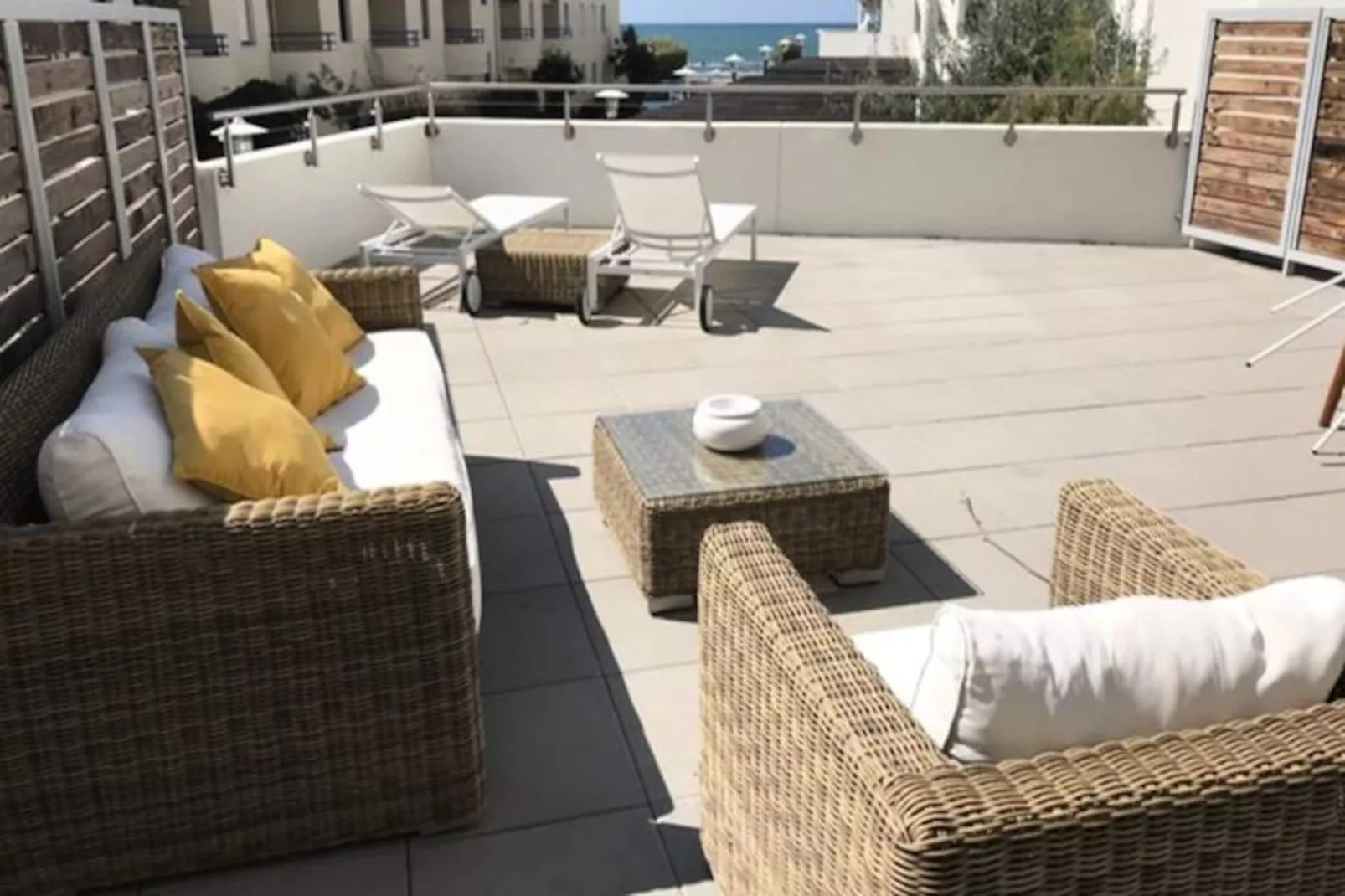 Résidence Terrasse Ensoleill&eacute;e : Appartement 1 Chambre 1 Cabine Vue Mer Terrasse