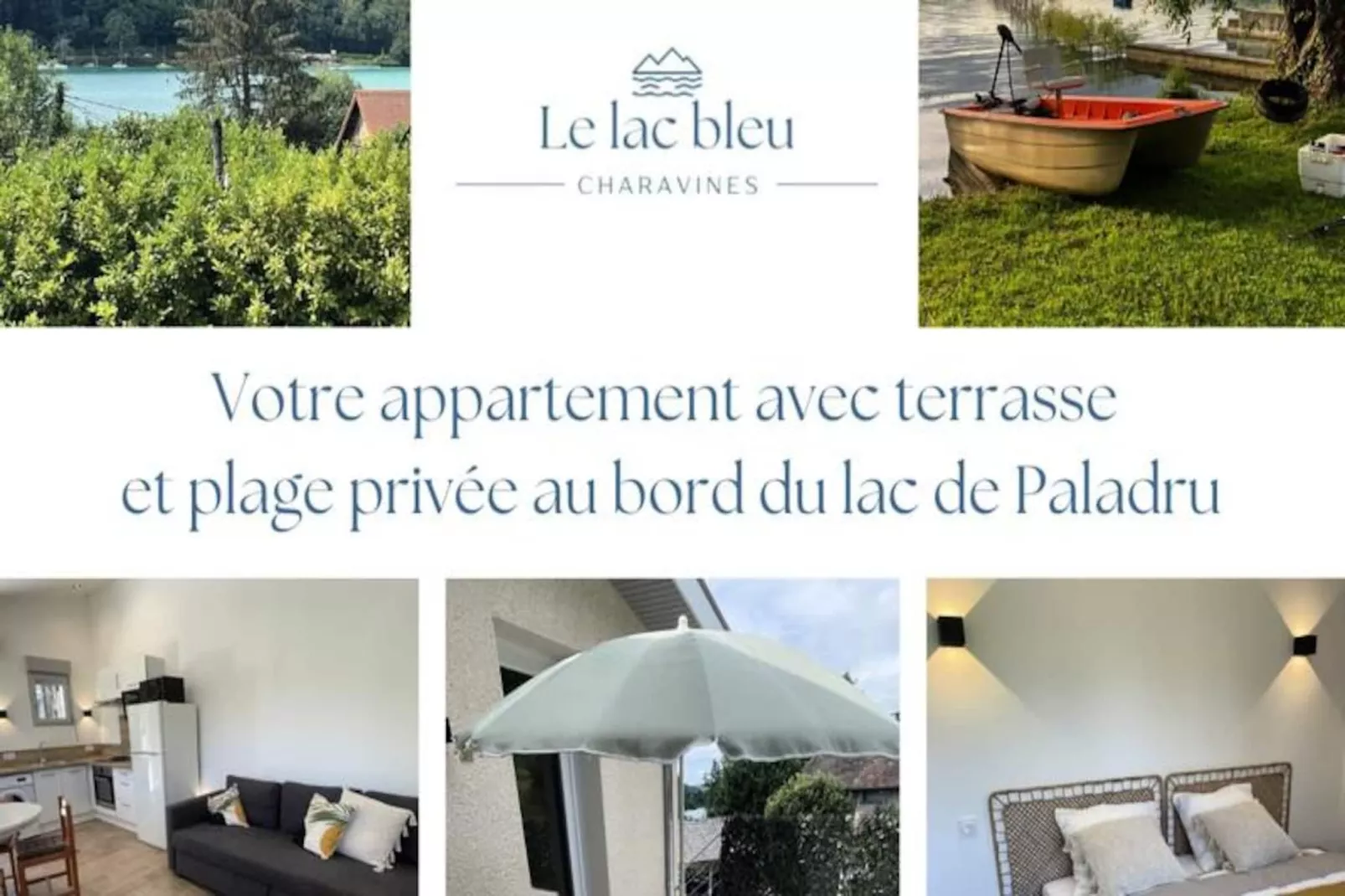 Résidence Le Lac Bleu Appt / Terr / Plage Priv&eacute;e Lac