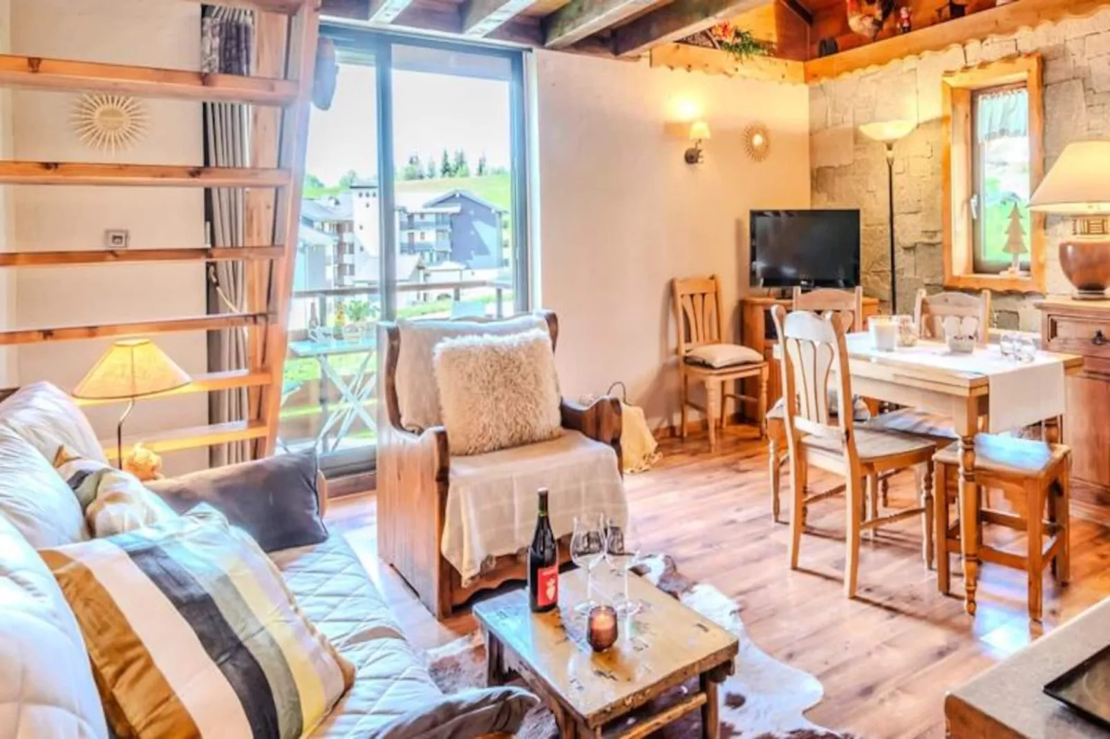 Slow Chalet Etale Duplex Sur Les Pistes, Balcon Avec Vue Montagne & Parking