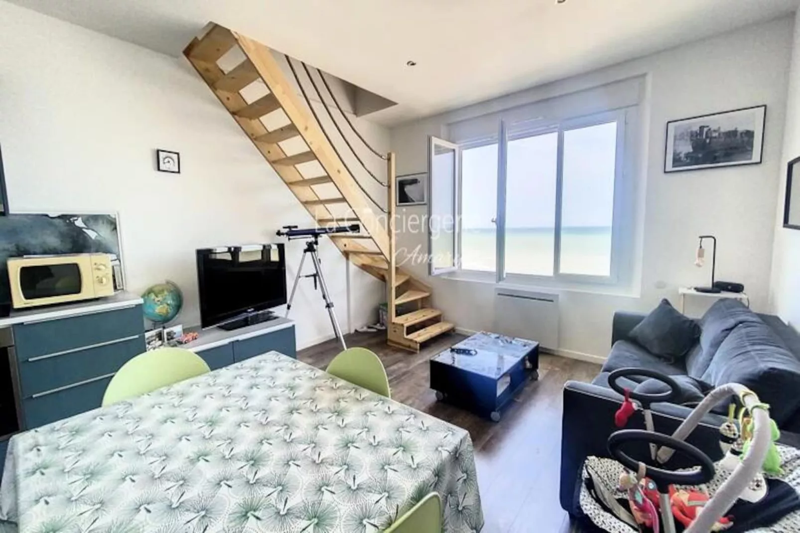 Résidence Al 48 - Duplex Bagatel : Confort & &eacute;vasion Face &agrave; La Mer