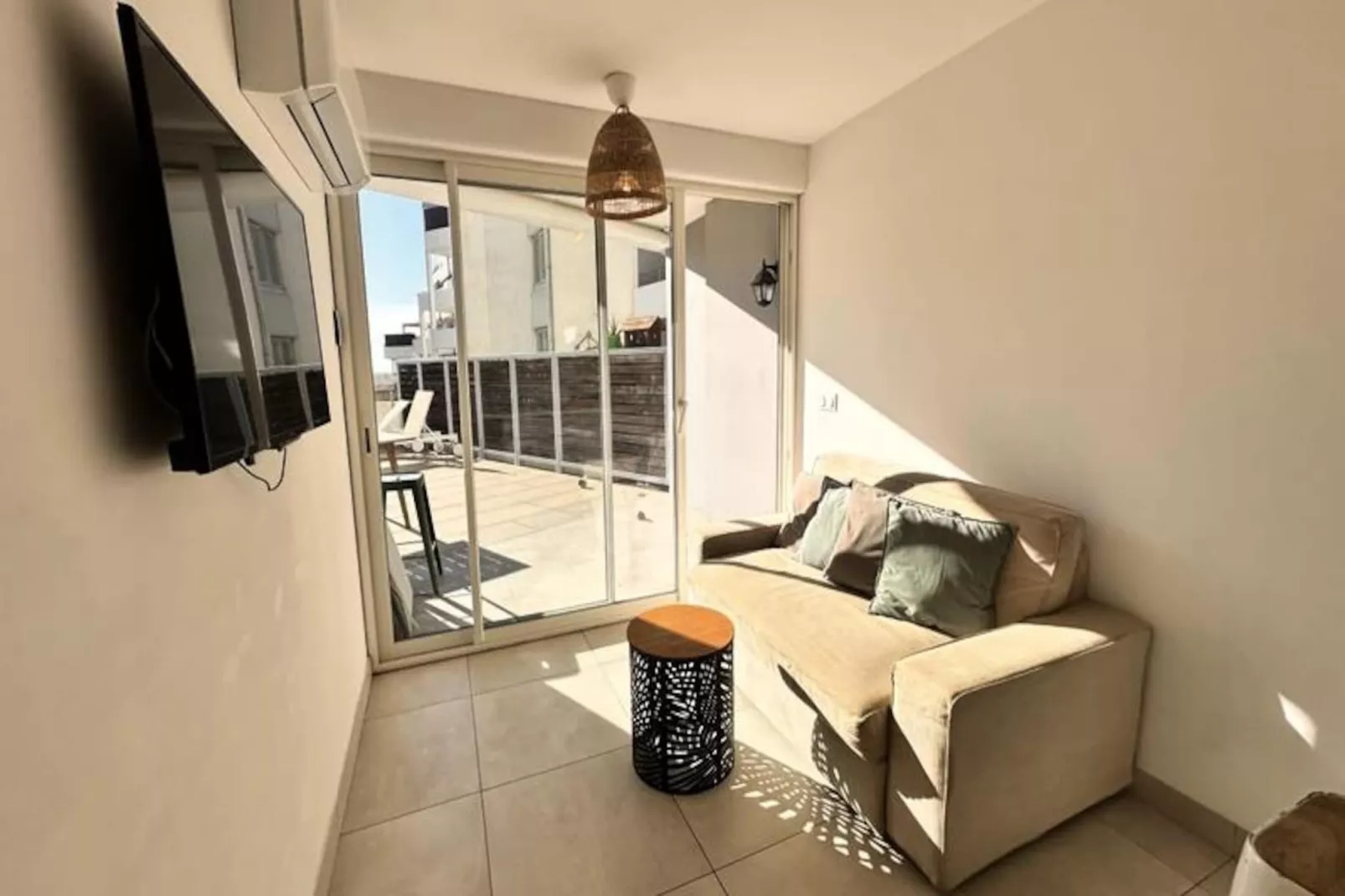 Résidence Terrasse Ensoleill&eacute;e : Appartement 1 Chambre 1 Cabine Vue Mer Terrasse