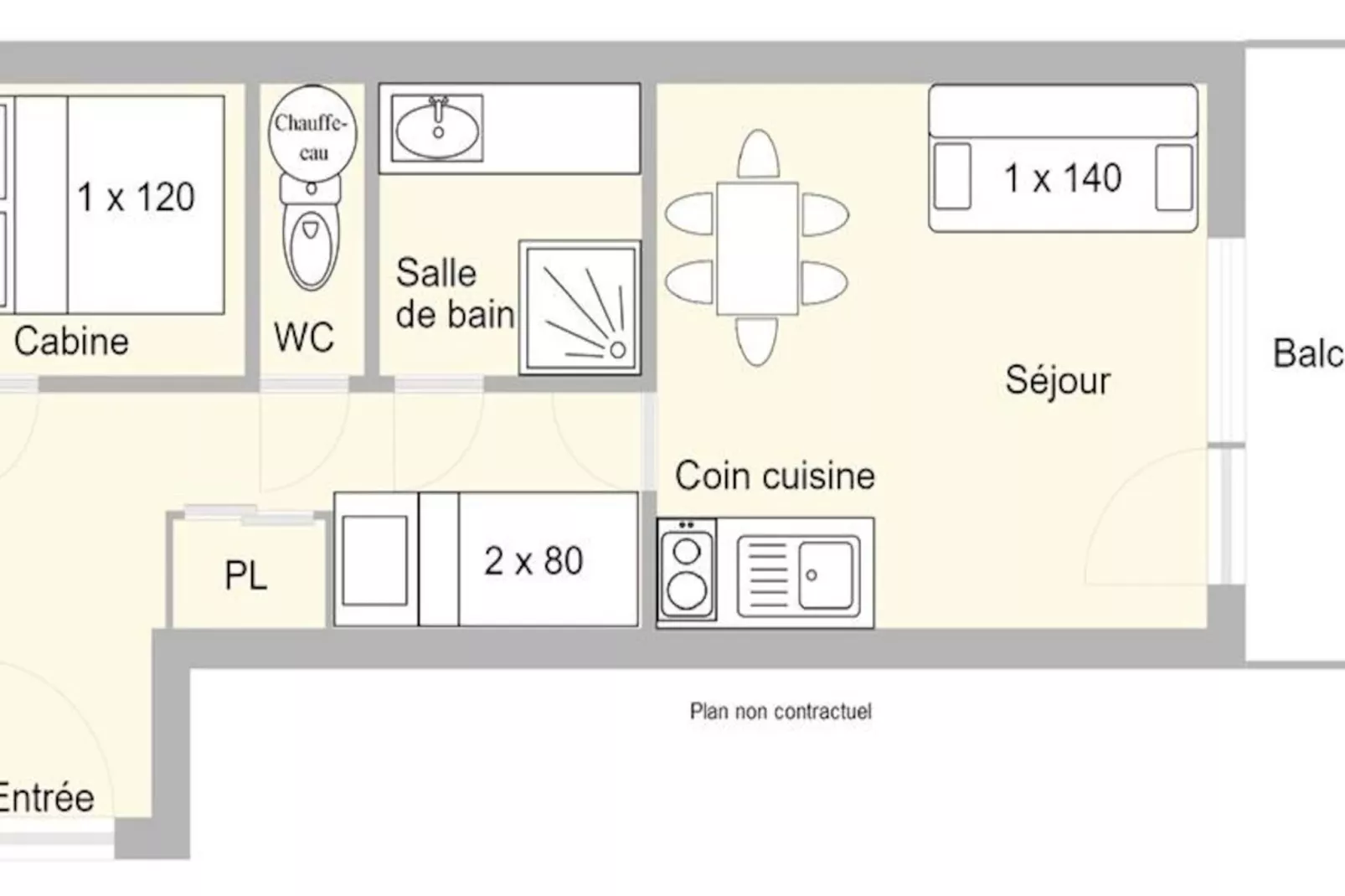 Résidence Grand Mont Bat 4