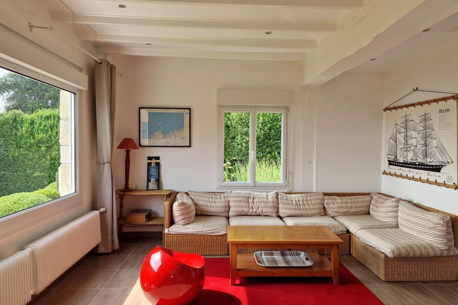 Holiday home Perros-Guirec-Woonkamer