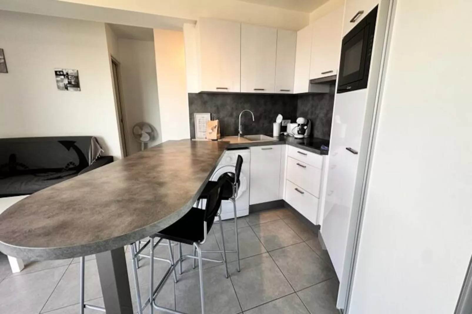 Résidence Les Pieds Dans Le Sable:  Appartement Vue Mer 1 Chambre 1 Cabine