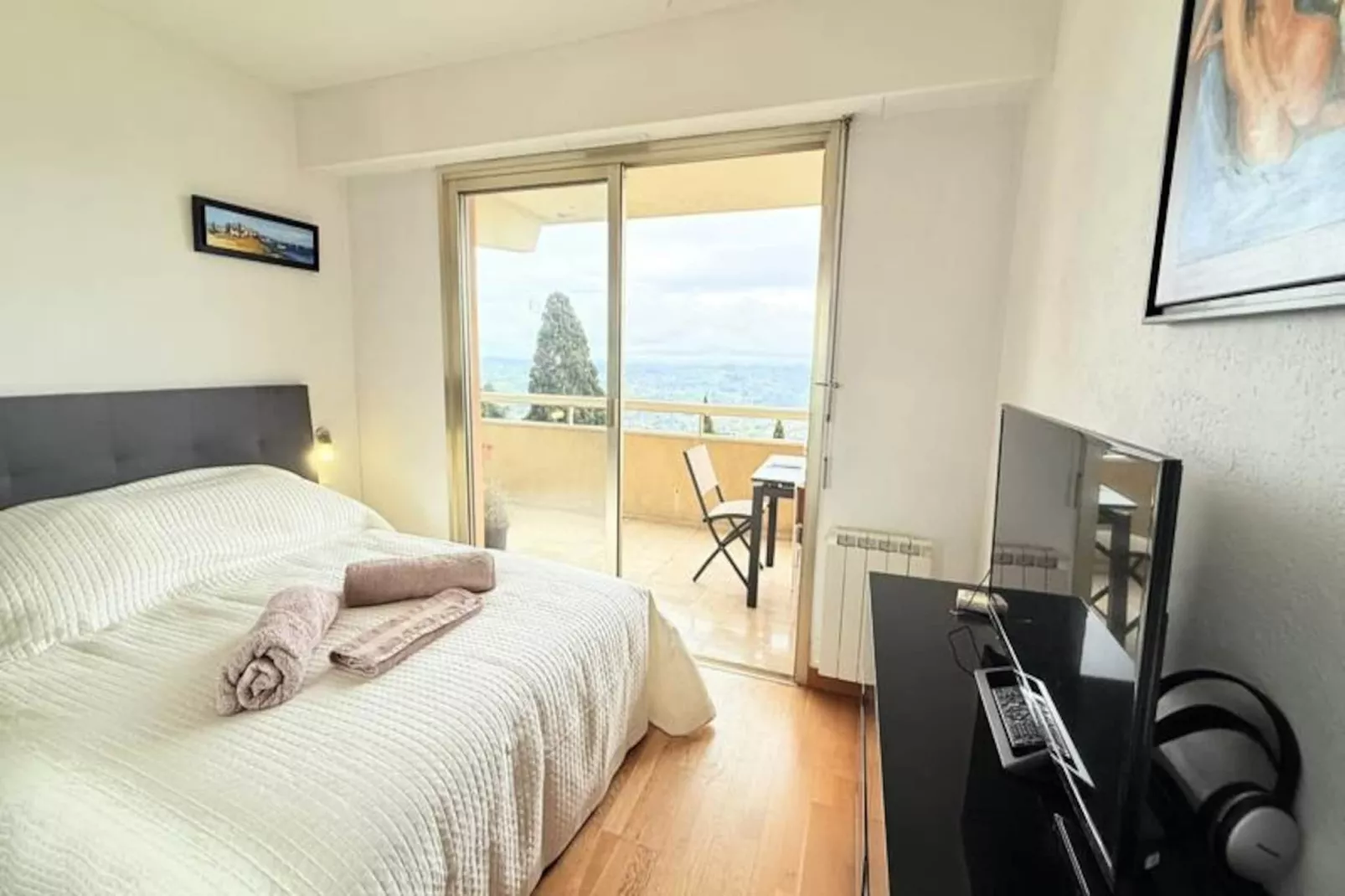 Bel Appartement 4 Chambres Vue Mer - Clim - Piscine - Tennis - Parc