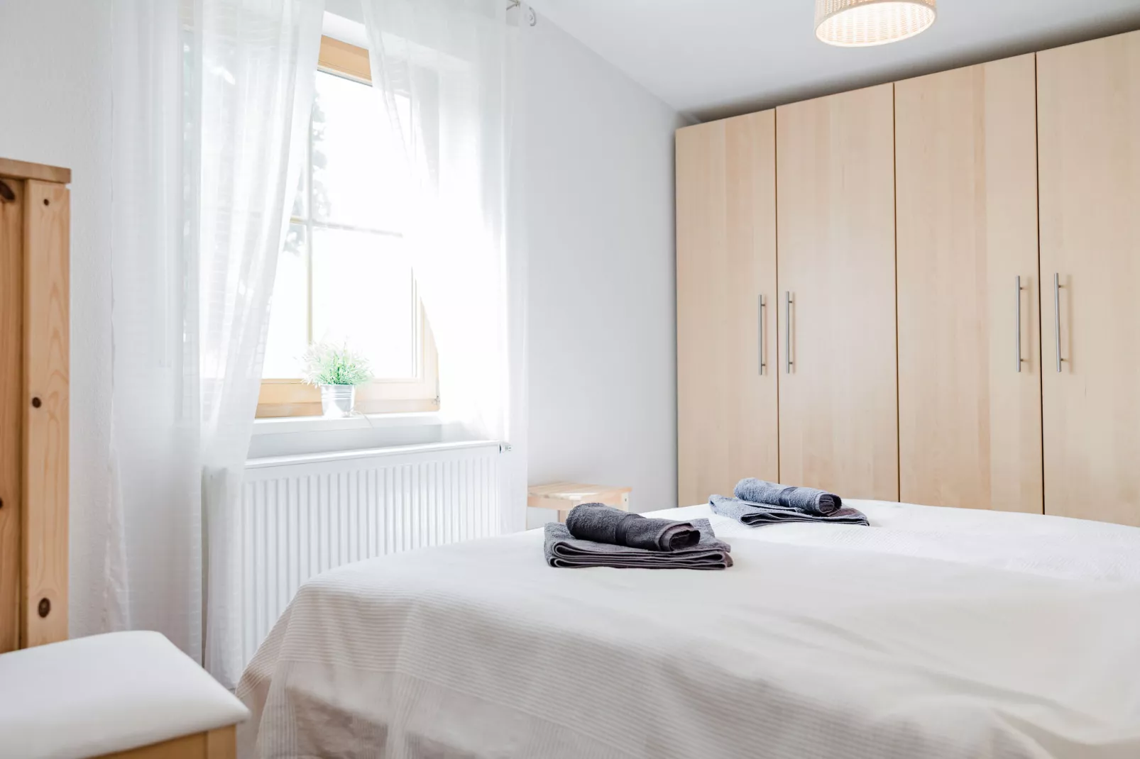 Ferienhaus Im Gutshofpark mit Sauna-Slaapkamer