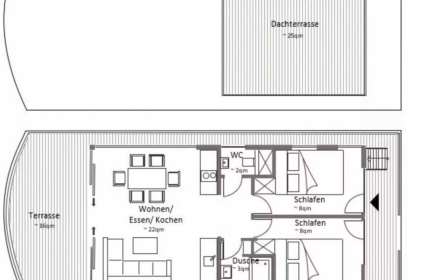 Floating 44 - LP 6 / 3 Personen-Sfeer