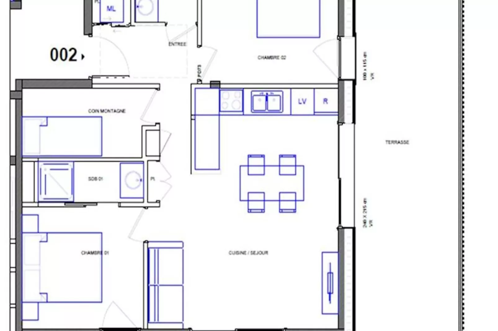 Résidence Le Chamois-Niet-getagd