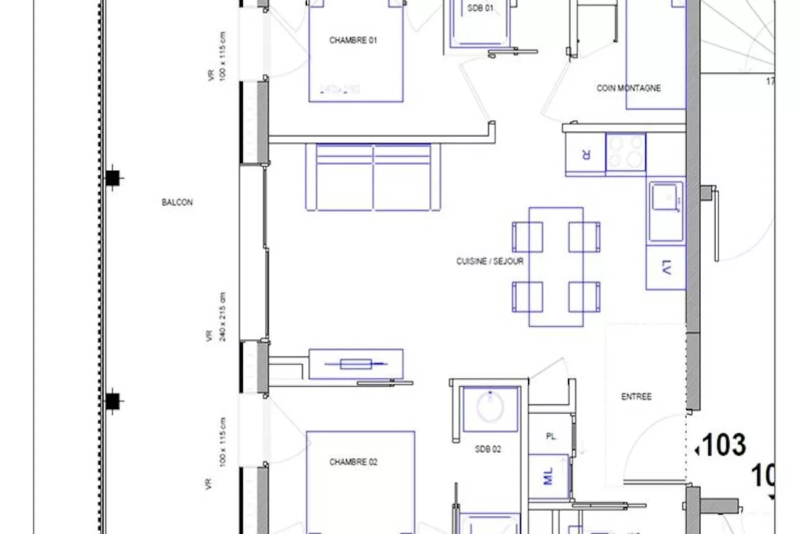 Résidence Le Chamois-Niet-getagd