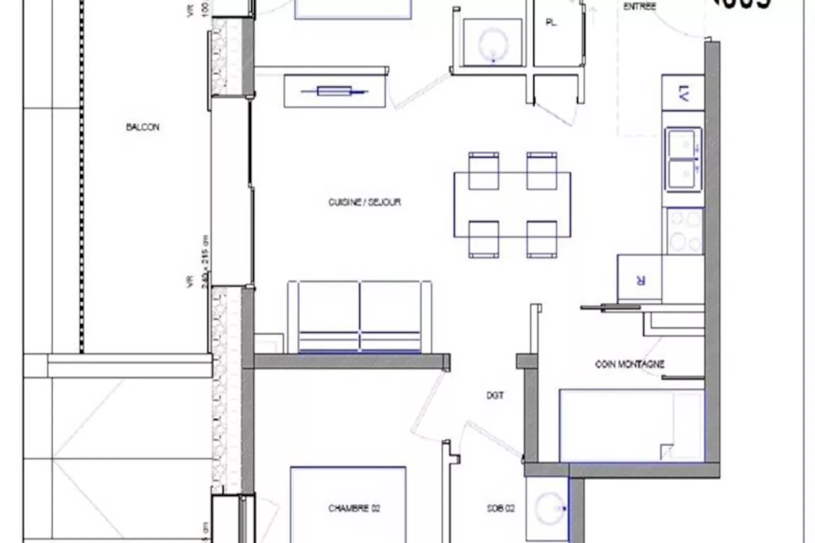 Résidence Le Chamois-Niet-getagd