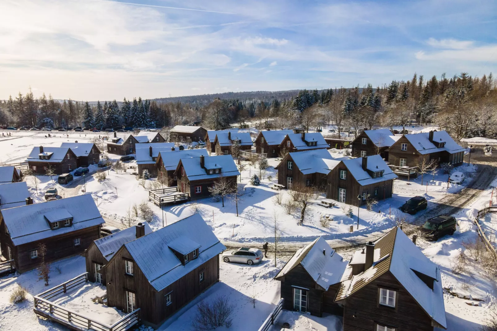 Ferienhaus Typ Premium Lodge Plus 5 Personen-Gebied winter 1km