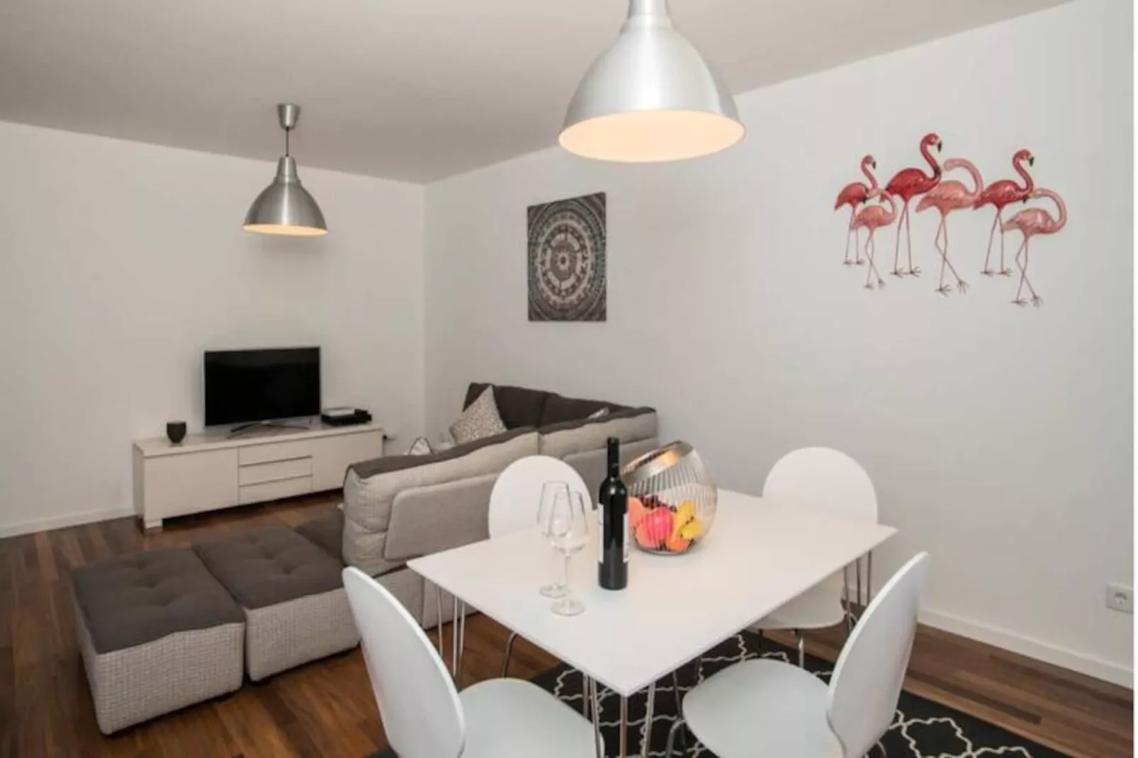 Tavira Flamingos Flat-Niet-getagd