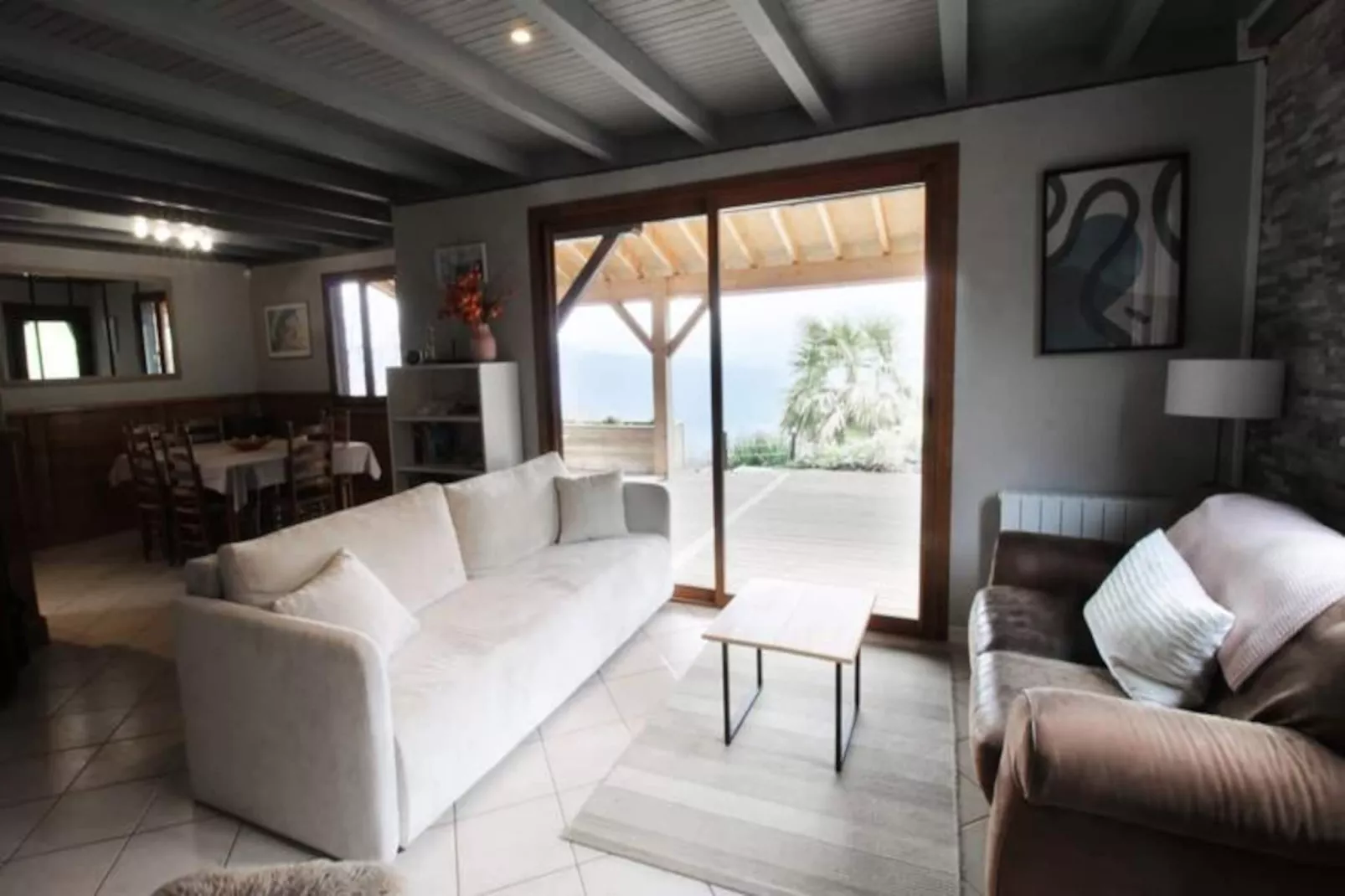 Le Petit Belv&eacute;d&egrave;re: Chalet Avec Piscine & Vue Lac-Niet-getagd