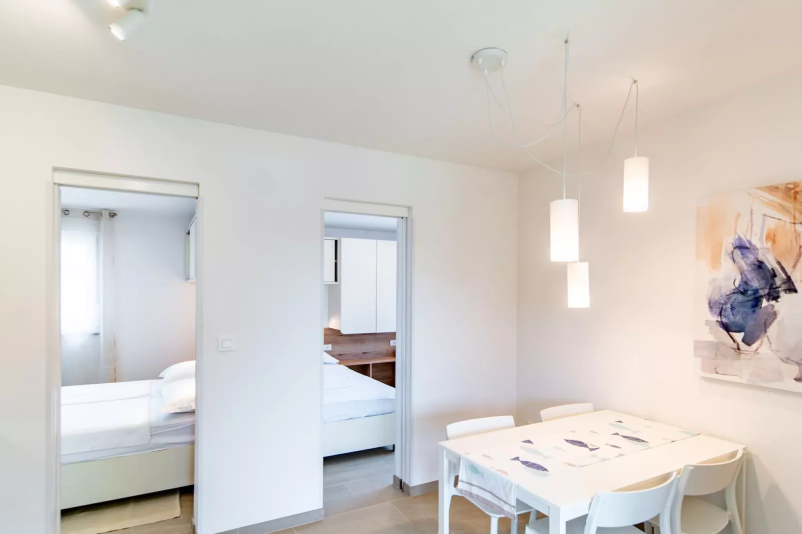 Apartments Arti Homes Rab Banjol - Two Bedroom Apartment With Terrace (Arti 4)-Slaapkamer