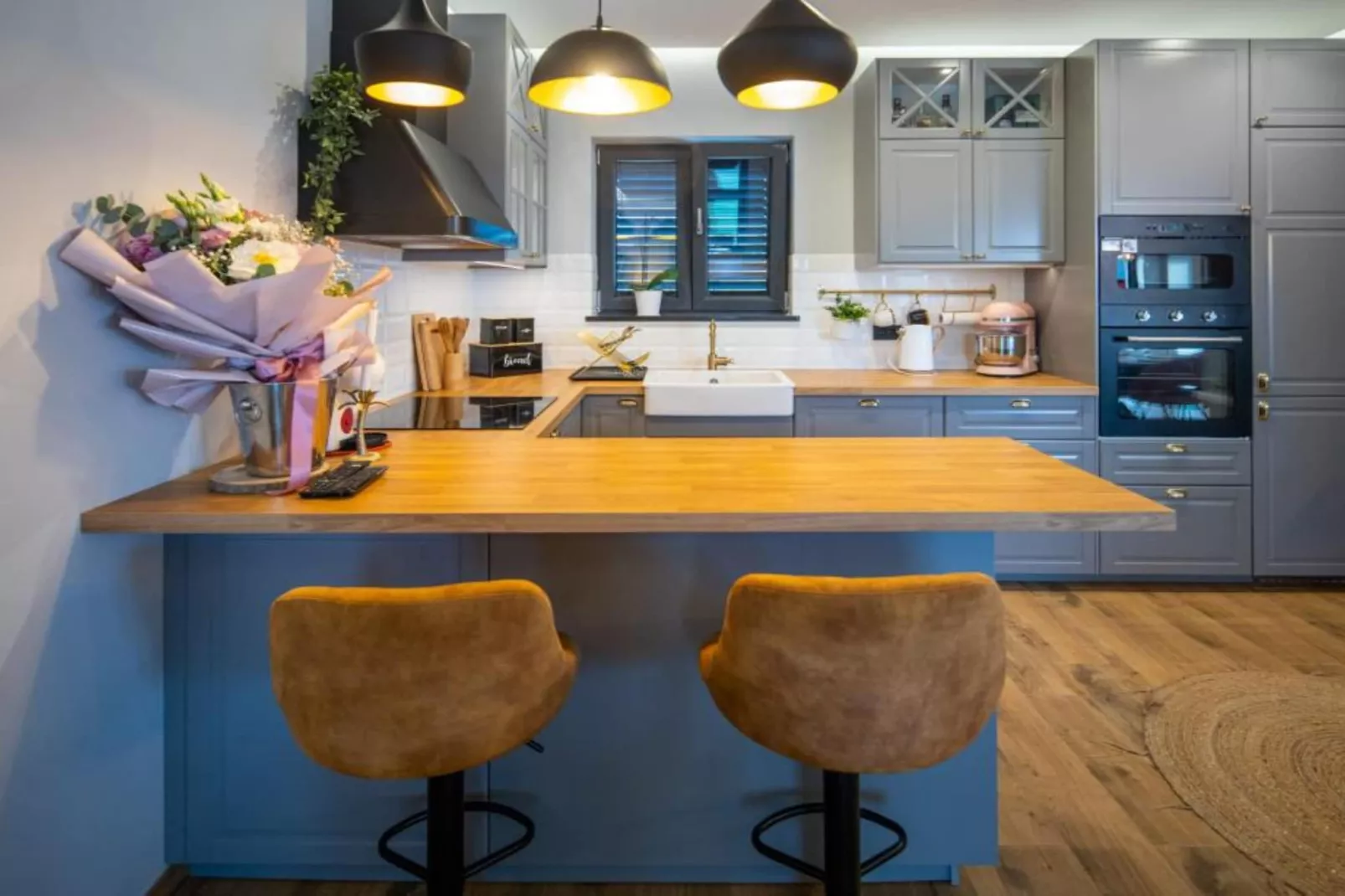 Lux Vintage House Bella Vita Biograd na Moru with Pool-Keuken