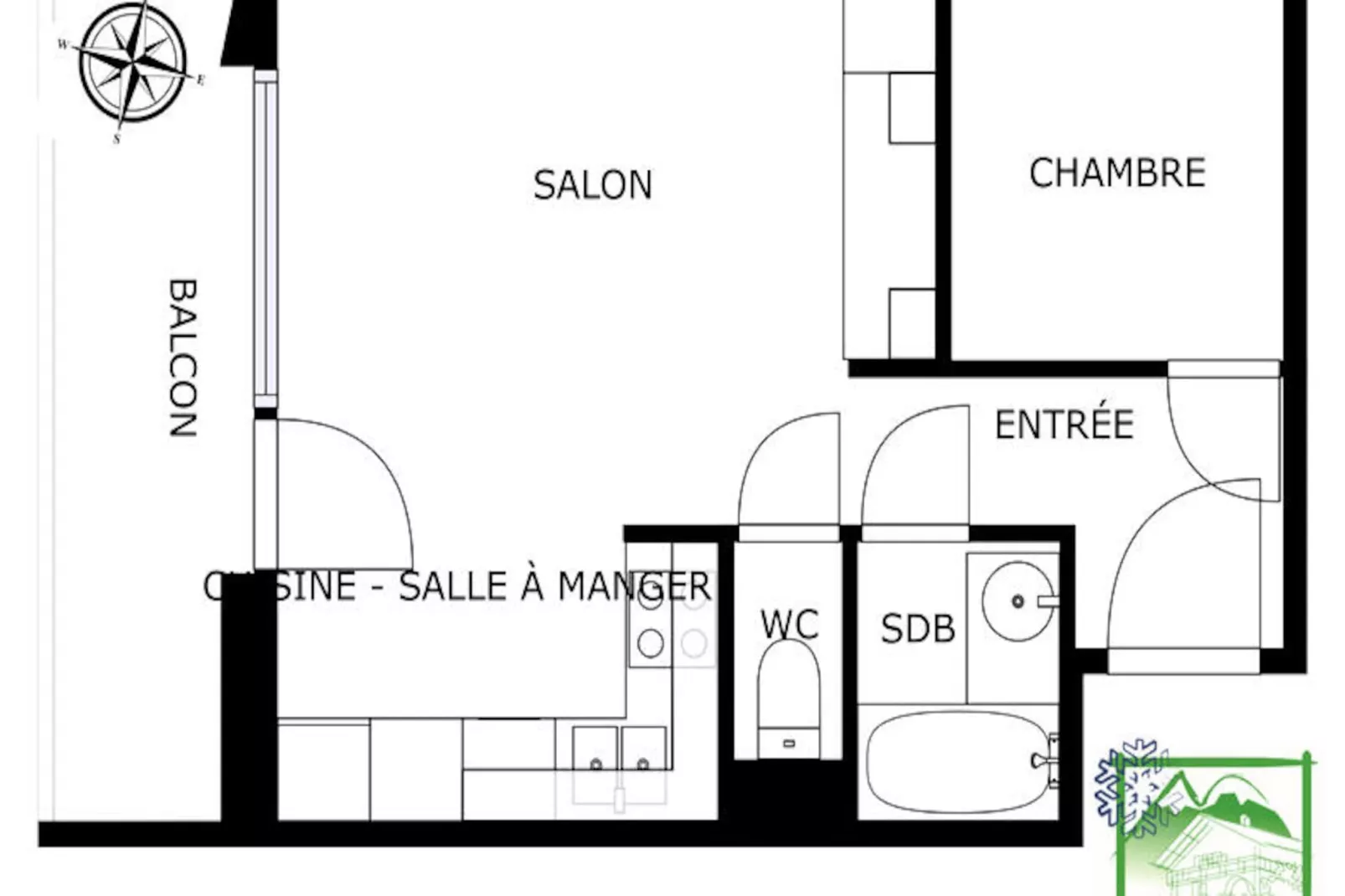 Appartements à Les Carroz-d'Arâches-Niet-getagd